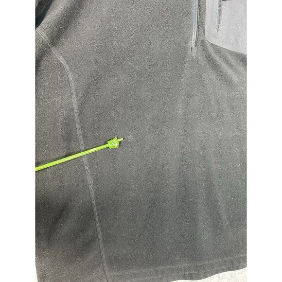 Eddie Bauer First Ascent Fleece Shirt Men's XLT Black Pullover 1/2 Zip Outdoor - Picture 3 of 12
